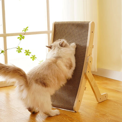 Wooden Cat Scratcher