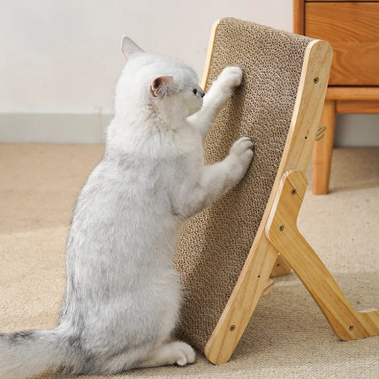 Wooden Cat Scratcher