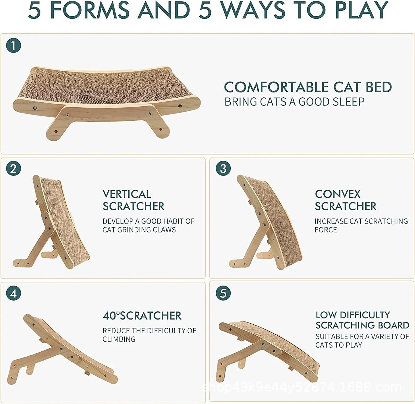 Wooden Cat Scratcher