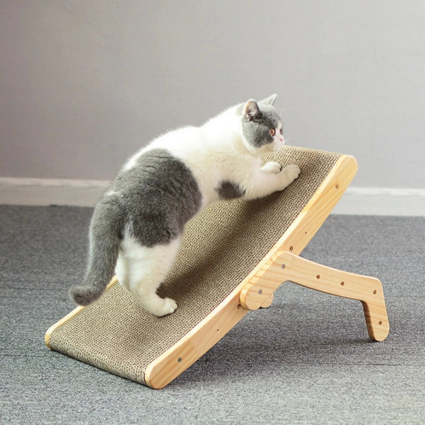 Wooden Cat Scratcher