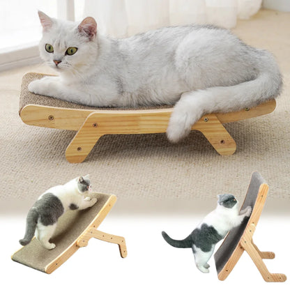 Wooden Cat Scratcher